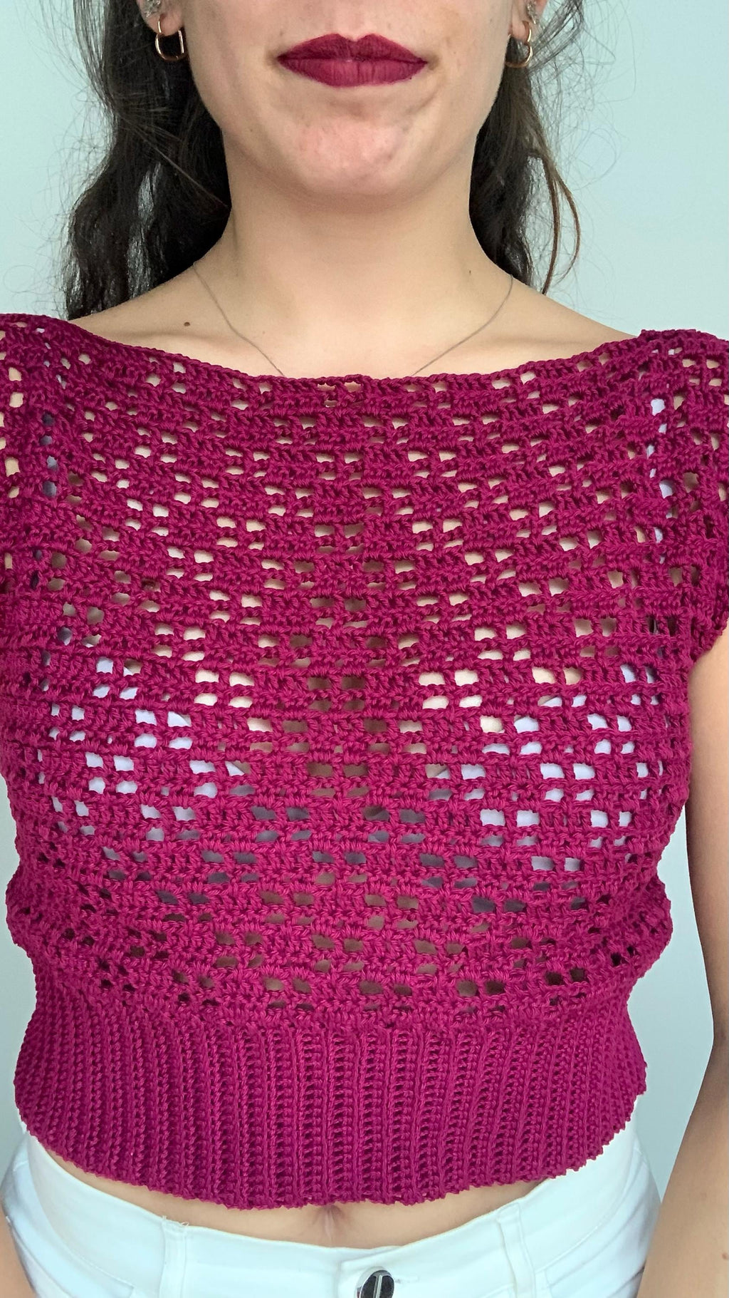 Orla Crochet Top Pattern: Beginner-Intermediate Friendly Tutorial (PDF Pattern)