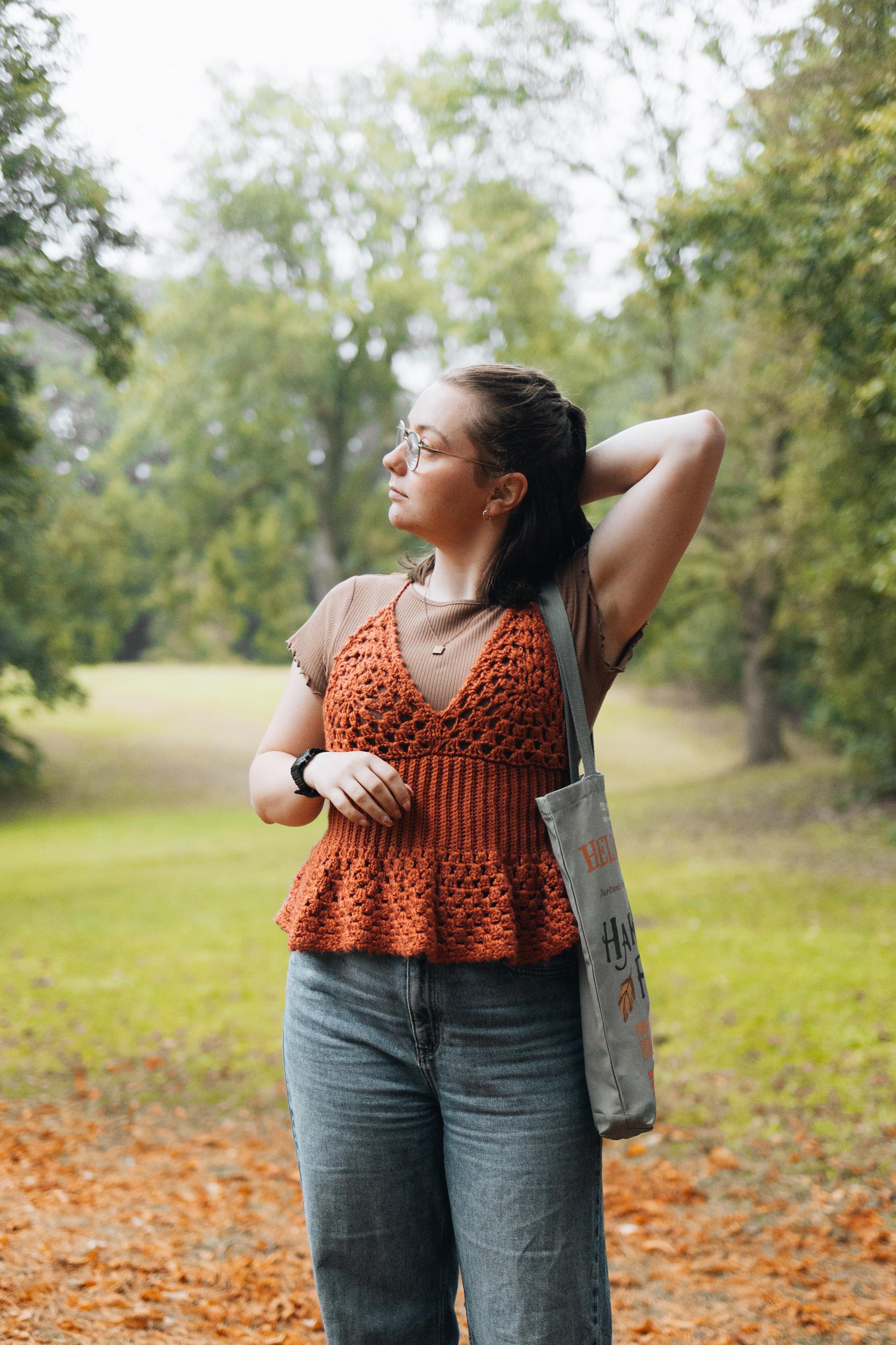 Evangeline Crochet Top Pattern, Beginner-Friendly (PDF Pattern)