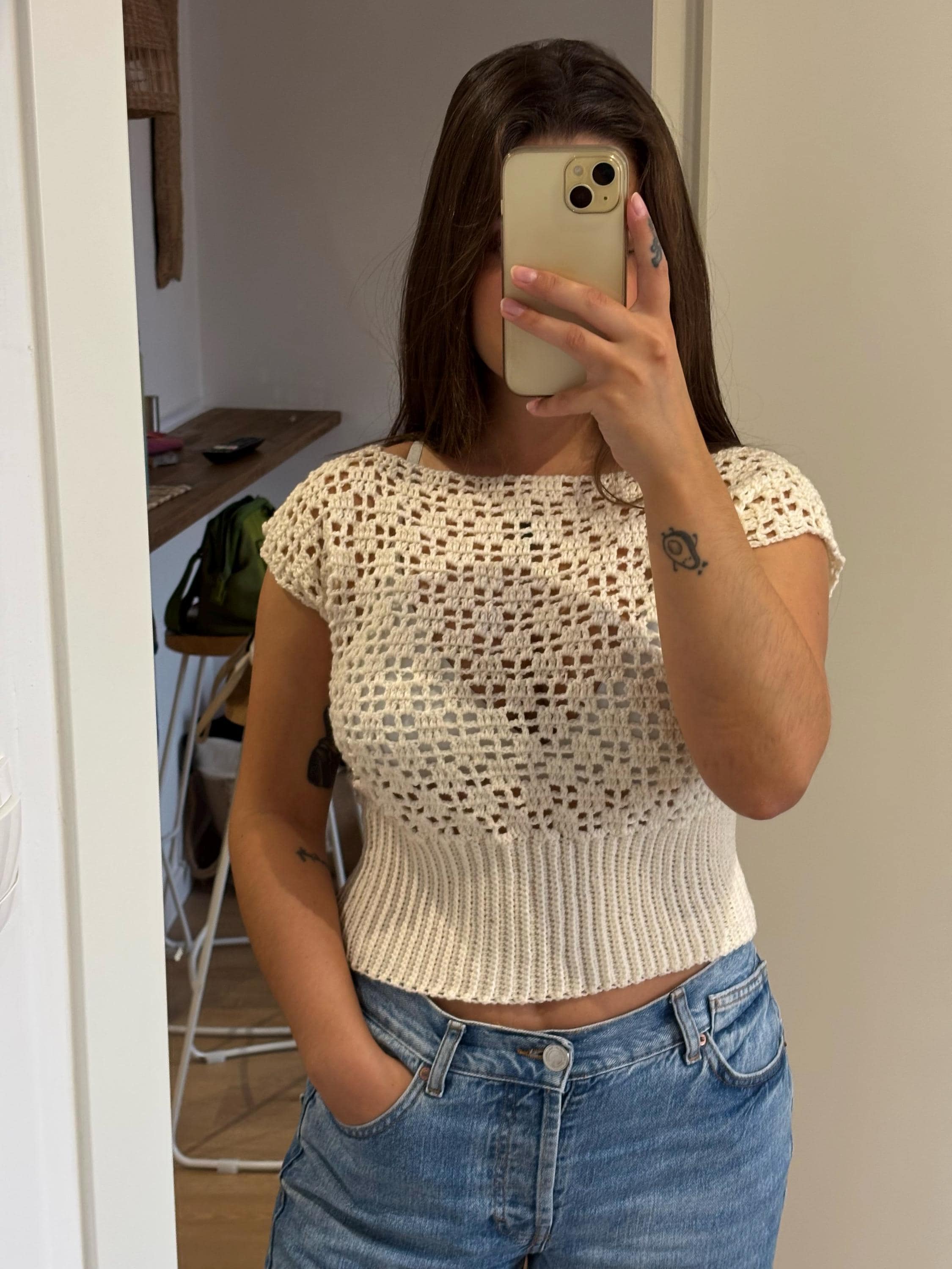 Orla Crochet Top Pattern: Beginner-Intermediate Friendly Tutorial (PDF Pattern)