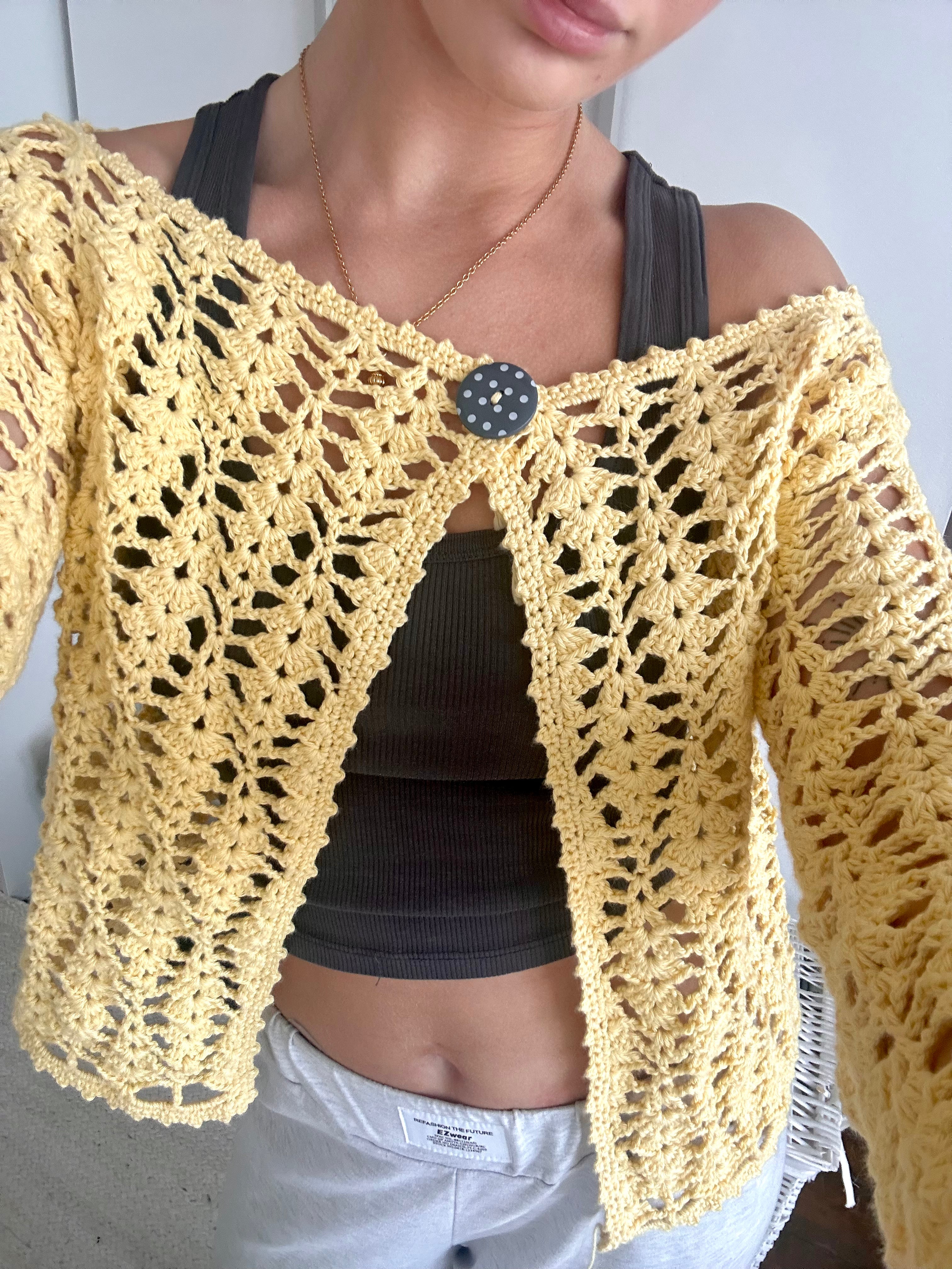 The Buttercup Cardigan | Crochet Digital Pattern