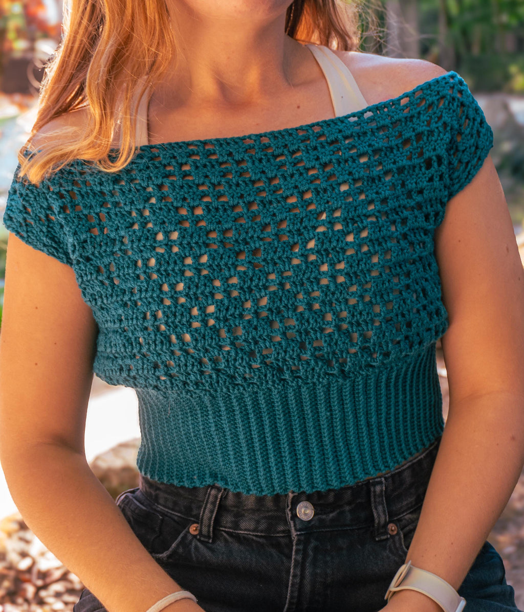 Orla Crochet Top Pattern: Beginner-Intermediate Friendly Tutorial (PDF Pattern)