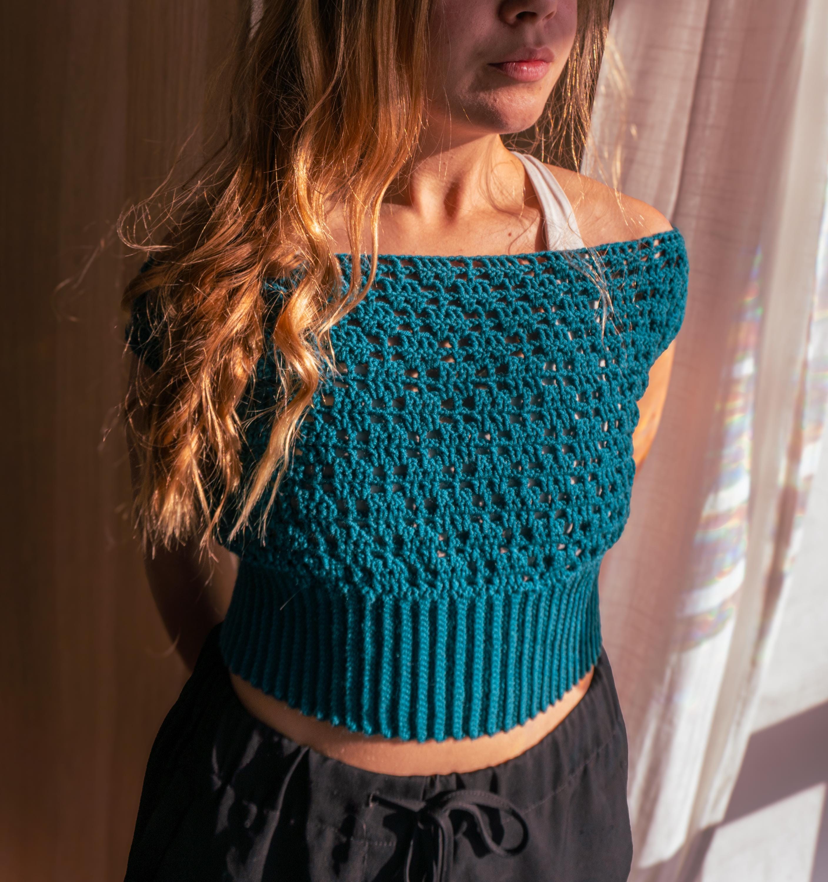 Orla Crochet Top Pattern: Beginner-Intermediate Friendly Tutorial (PDF Pattern)