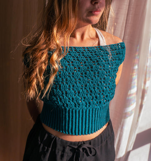 Orla Crochet Top Pattern: Beginner-Intermediate Friendly Tutorial (PDF Pattern)